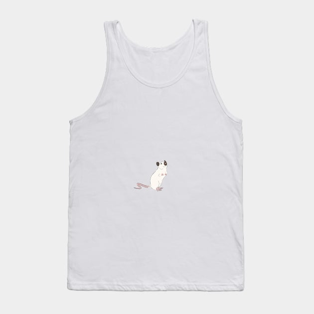 Mini Siamese Rat Tank Top by eckokitten